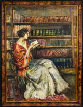 Márk Lajos (1867 - 1942): Olvasó nő
