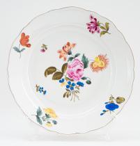 Ungvári porcelán tányér