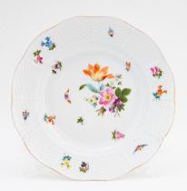 Antik Herendi porcelán tányér, 1884-1899