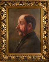 Feszty rpd (1856 - 1914): Portrait of a man